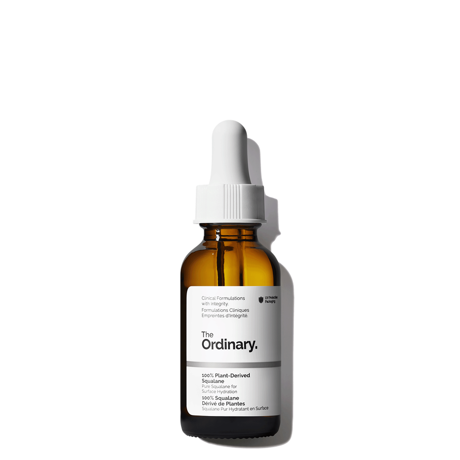 100% Plant-Derived Squalane lightweight exceptional hydrator