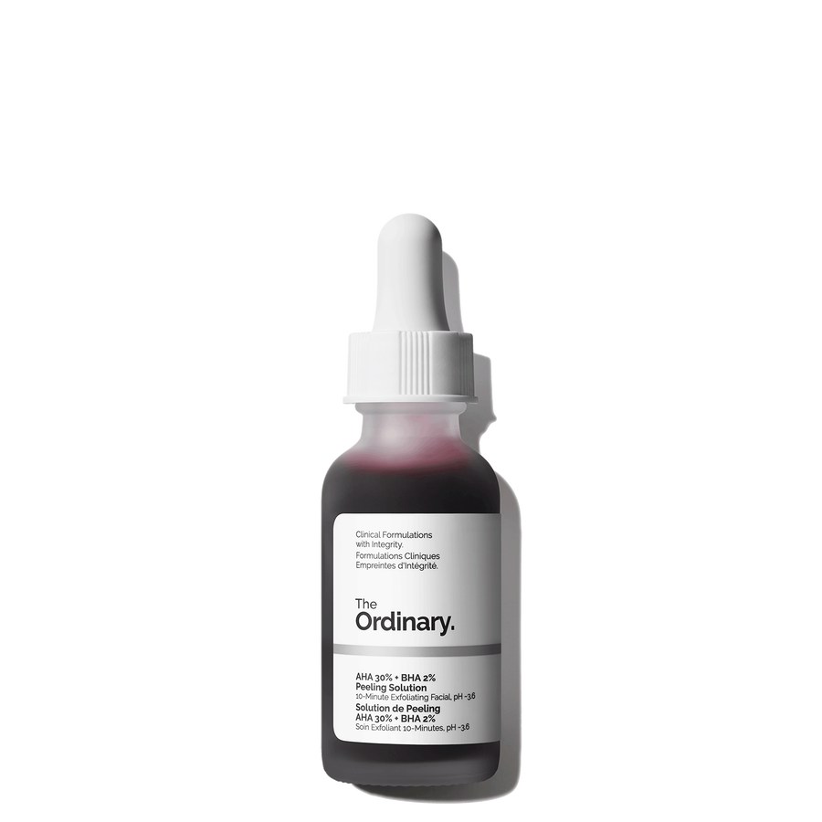 AHA 30% + BHA 2% Peeling Solution exfoliating 10 minute facial