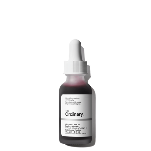 AHA 30% + BHA 2% Peeling Solution exfoliating 10 minute facial