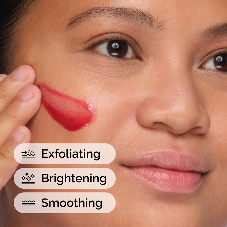 swatch of AHA 30% + BHA 2% Peeling Solution
