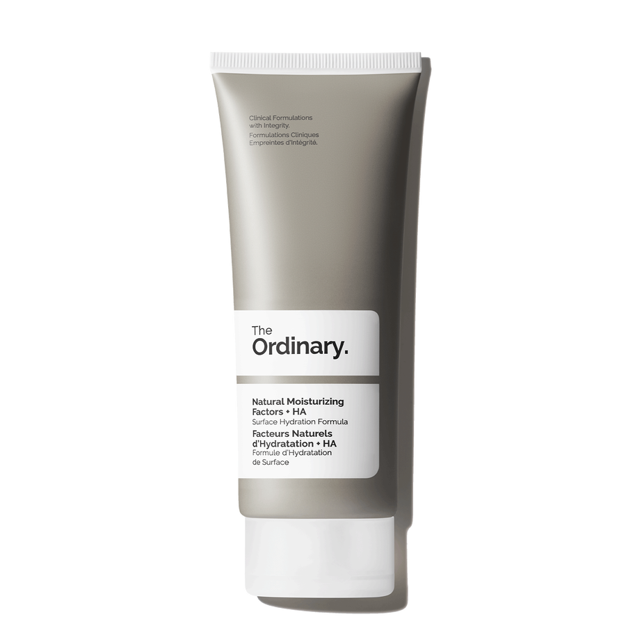 Natural Moisturizing Factors + HA with amino acids, fatty acids, and hyaluronic acid for well hydrated skin