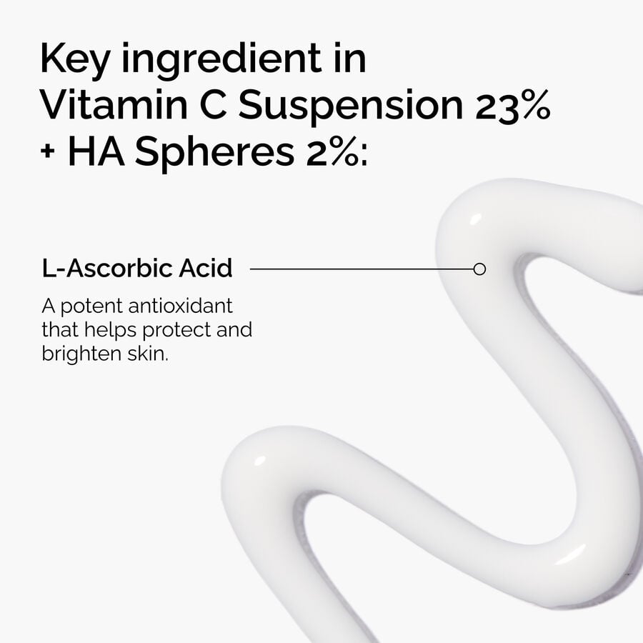 Ingredients of Vitamin C Suspension 23% + HA Spheres 2%